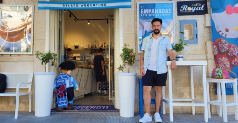 A Santo Spirito c'� un angolo di Buenos Aires: � la "gelateria argentina" dei Rapallo-Lisi